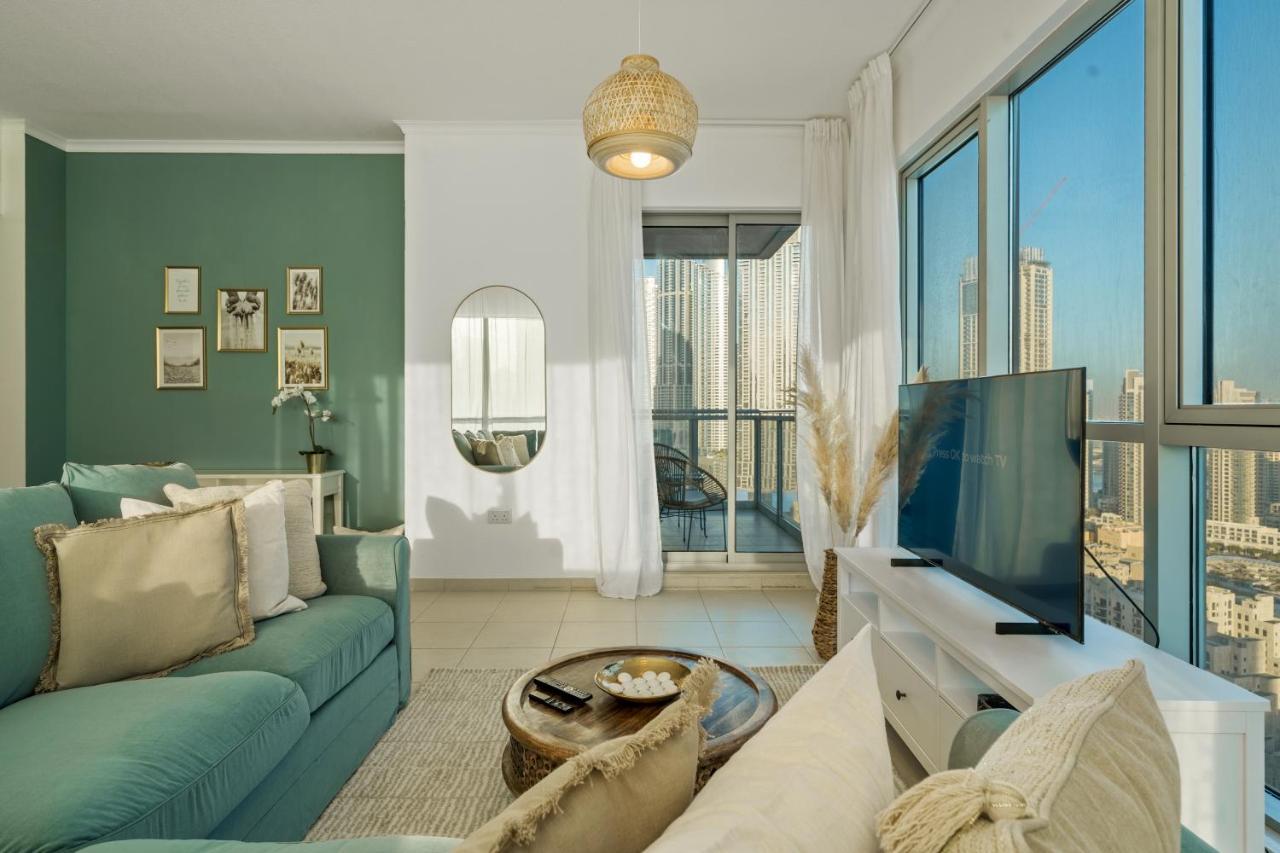 Chic And Zen Apartment, Near Burj Khalifa Tower Дубай Экстерьер фото