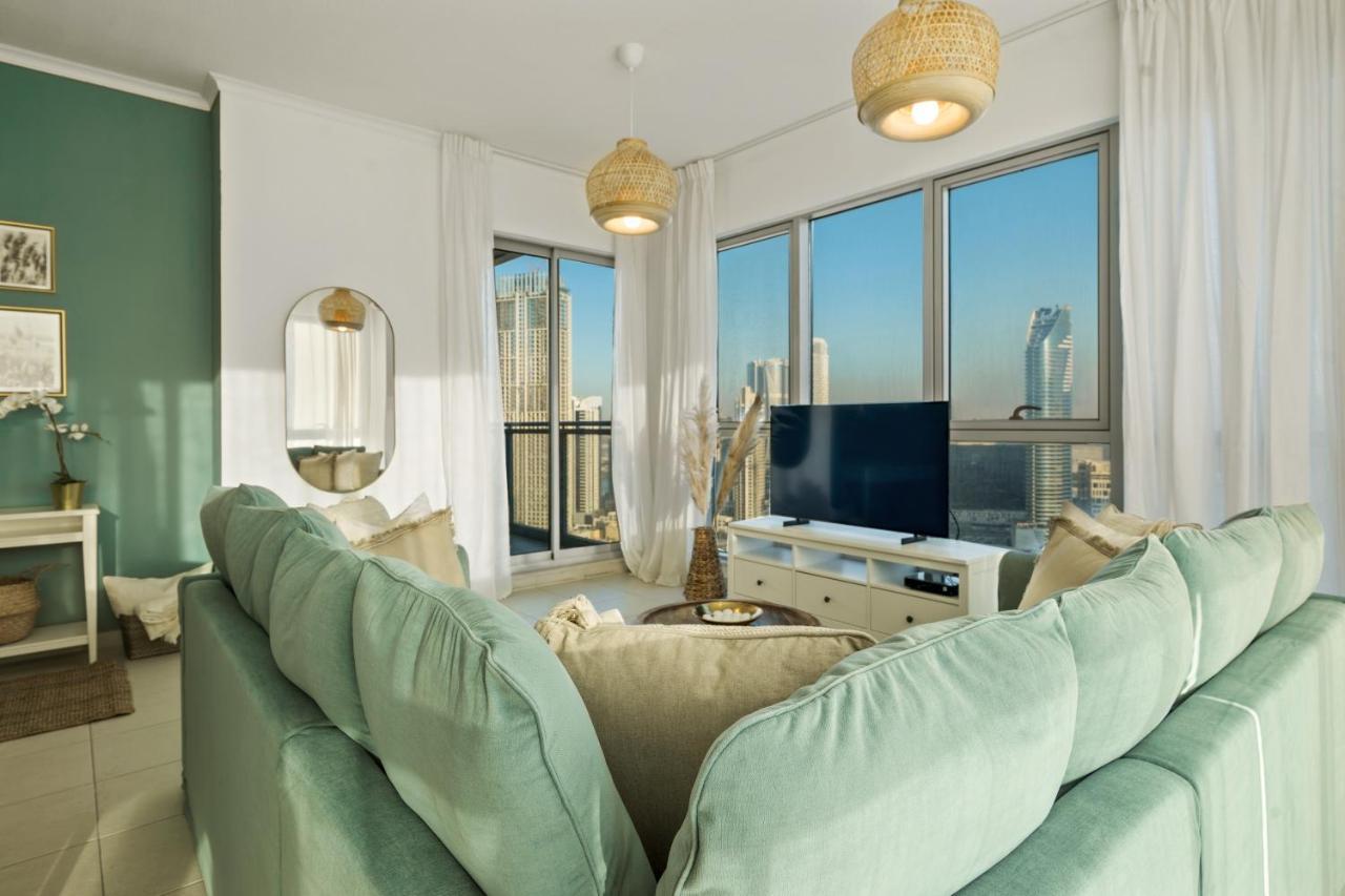 Chic And Zen Apartment, Near Burj Khalifa Tower Дубай Экстерьер фото