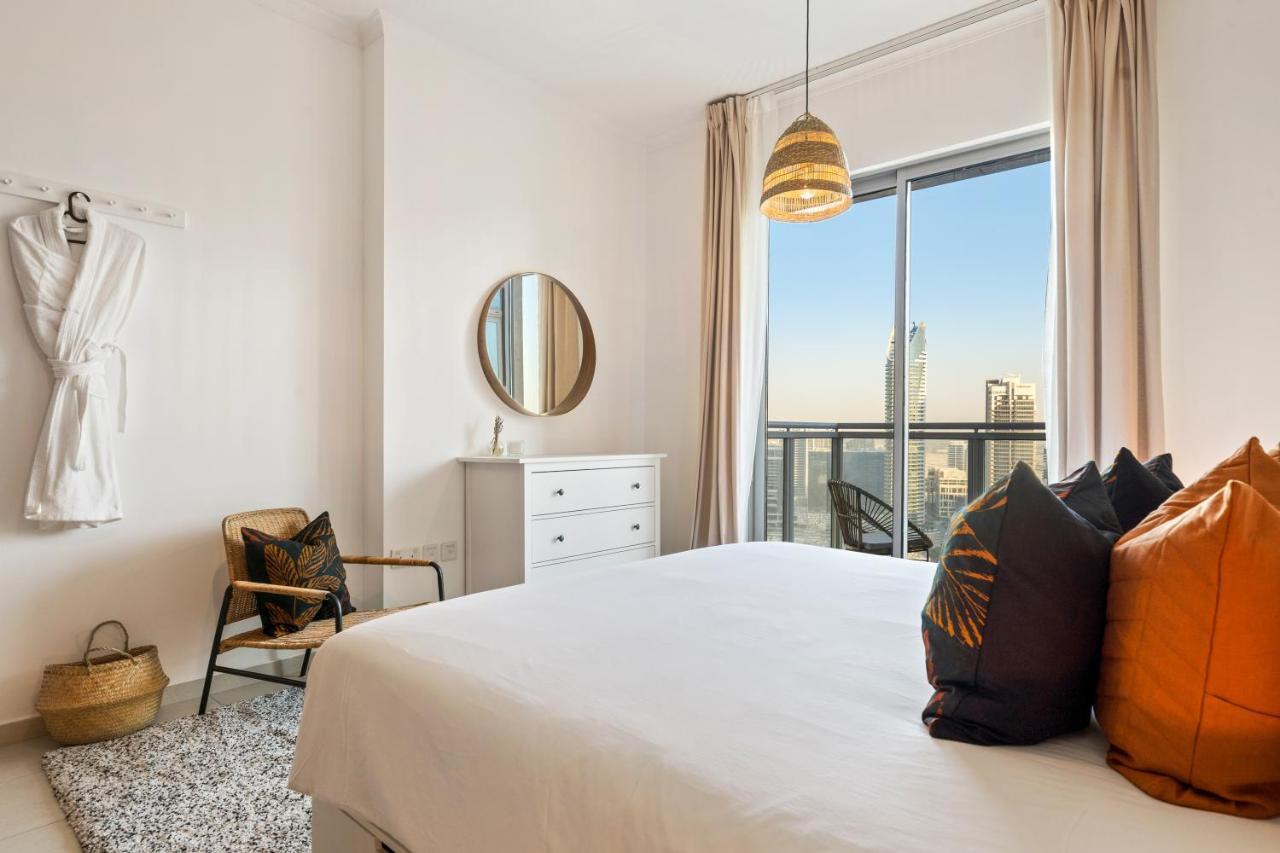 Chic And Zen Apartment, Near Burj Khalifa Tower Дубай Экстерьер фото